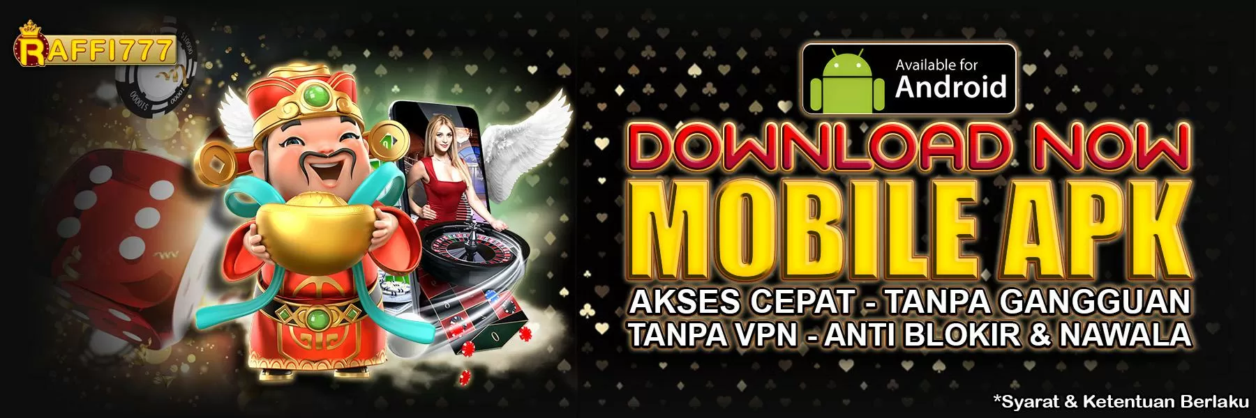 Banner Download APK Raffi777
